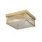 Z-Lite Carnaby Flush Mount, 2-Light, 13 In.W x 6.25 In.H, Modern Gold/Clear Ribbed 7504FS13-MGLD - alternate 3